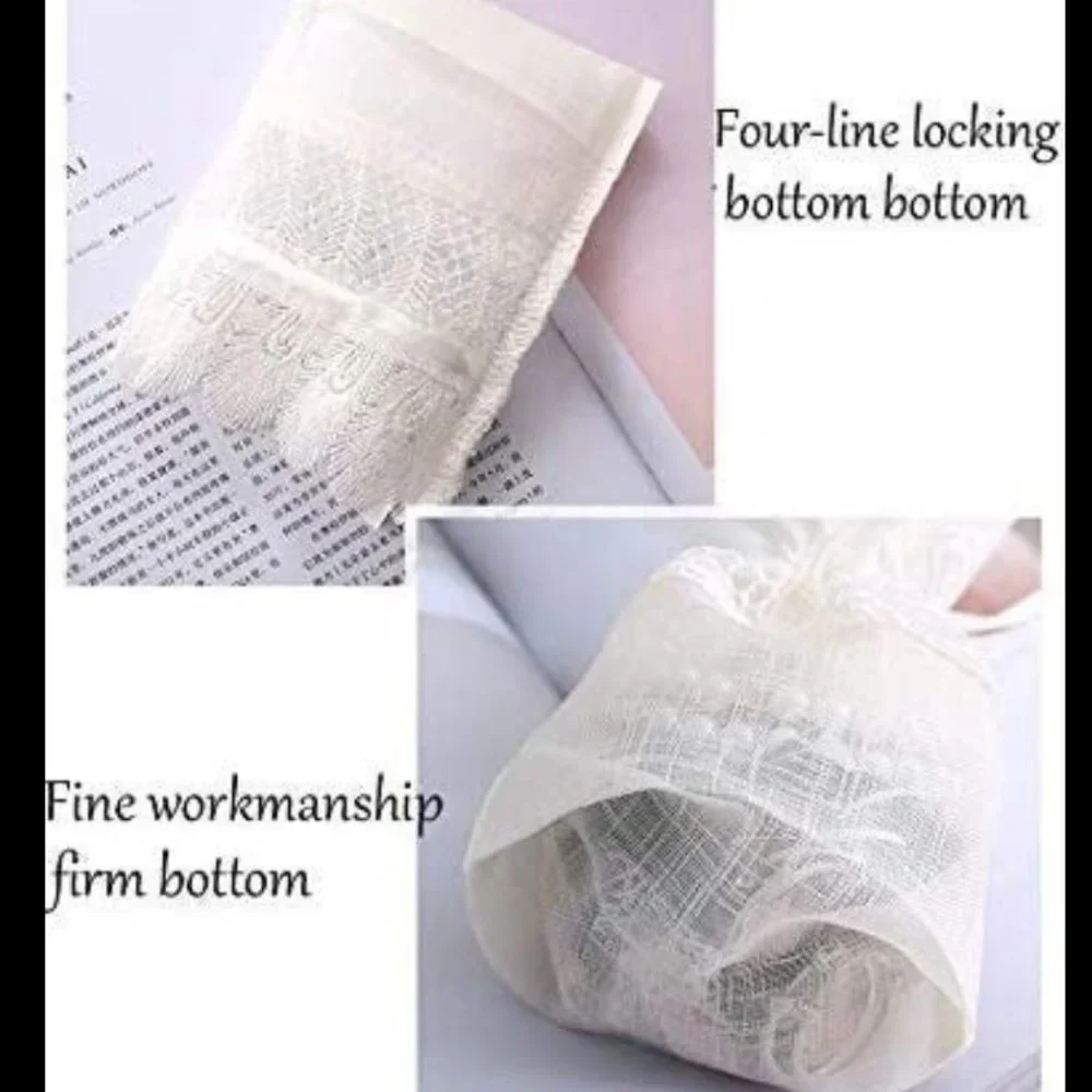 Sheer Lace Mini Drawstring Party Favor Gift Bags